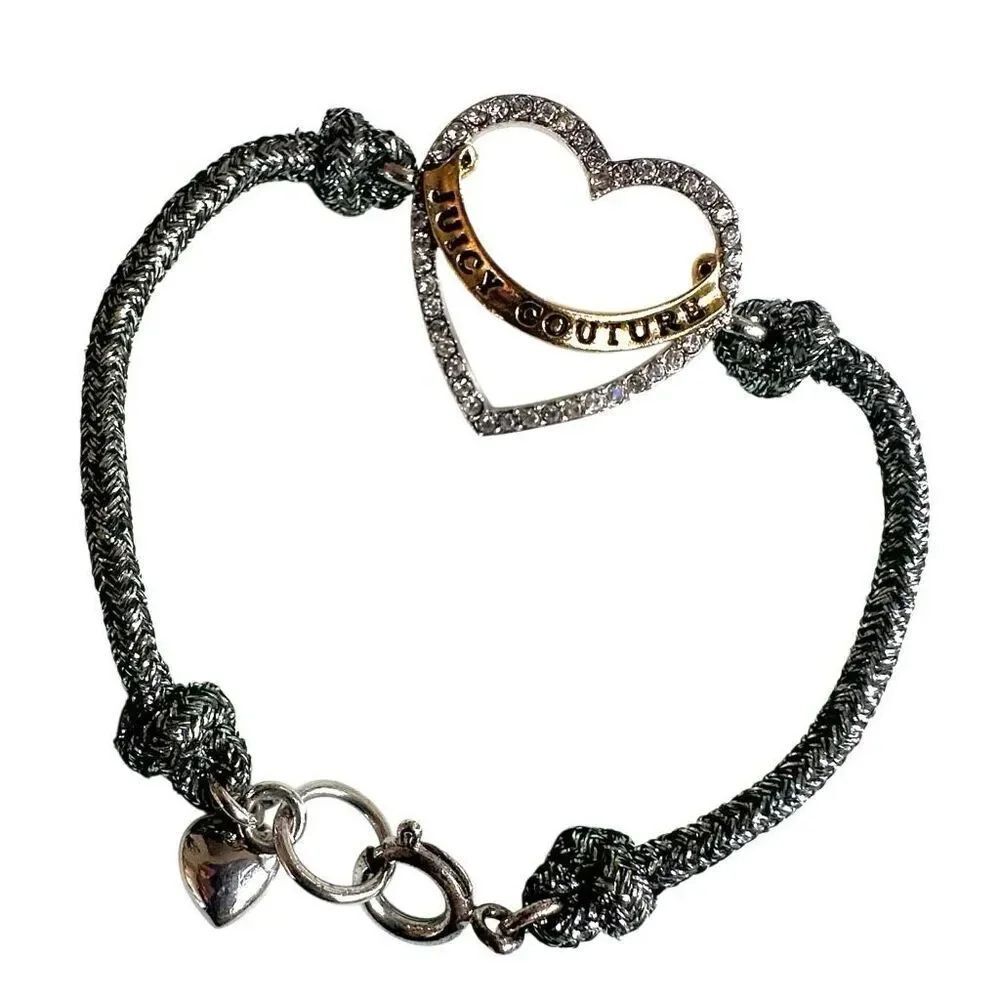 Juicy Couture Heart Logo Pavé Bracelet
